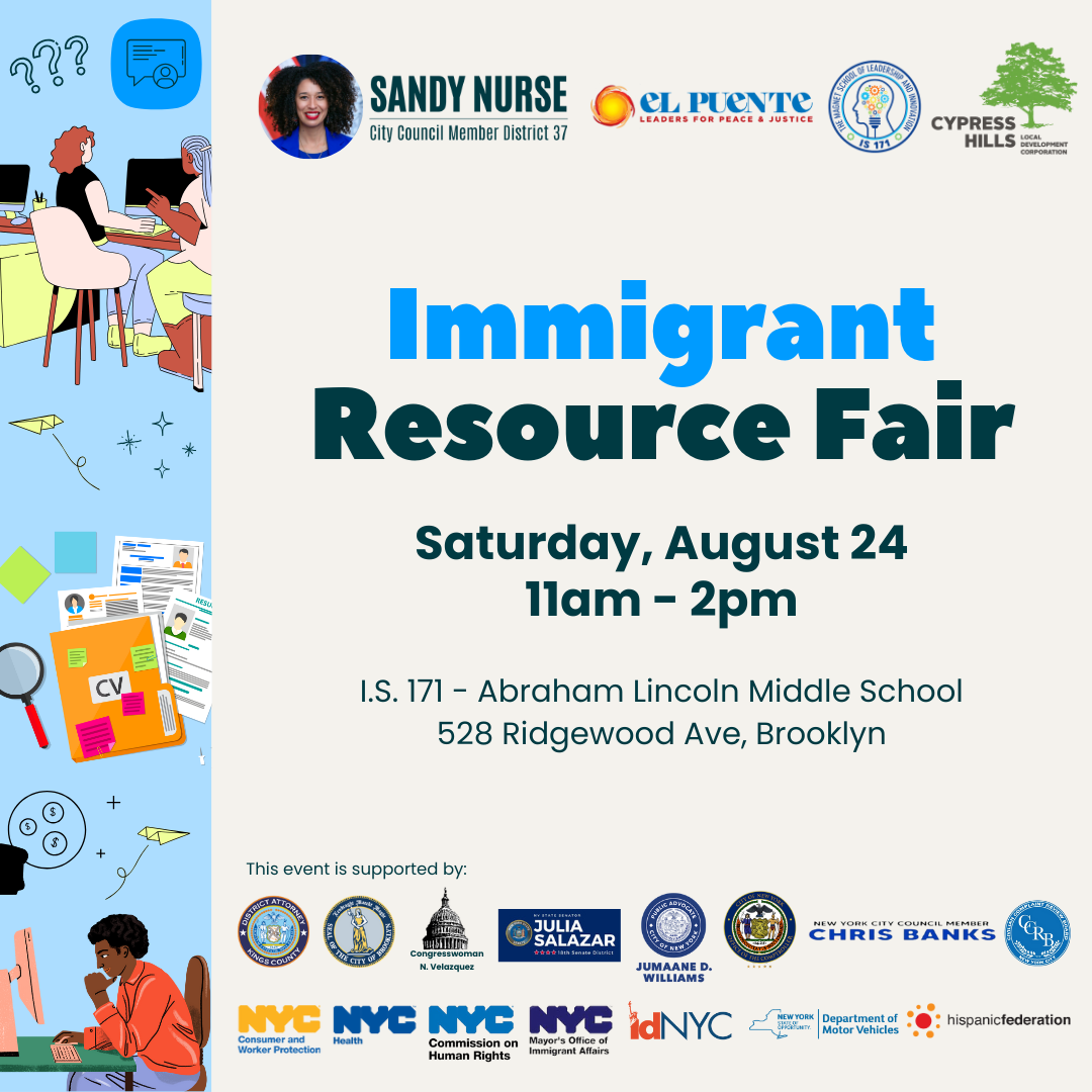 Immigrant Resource Fair Flyer 1 of 2