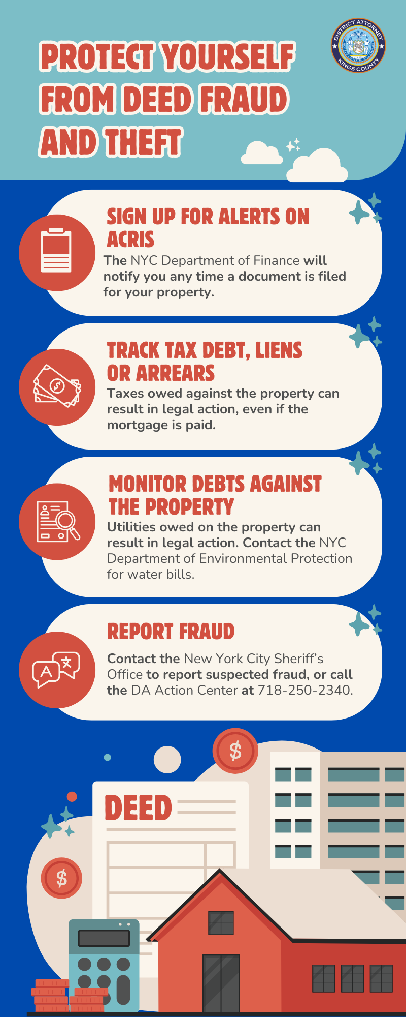 Deed Fraud and Theft information to avoid falling victim to scams